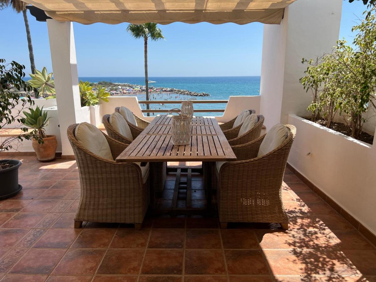 Playa Cristo Amazing Beach Terrace Appartment Estepona Bagian luar foto