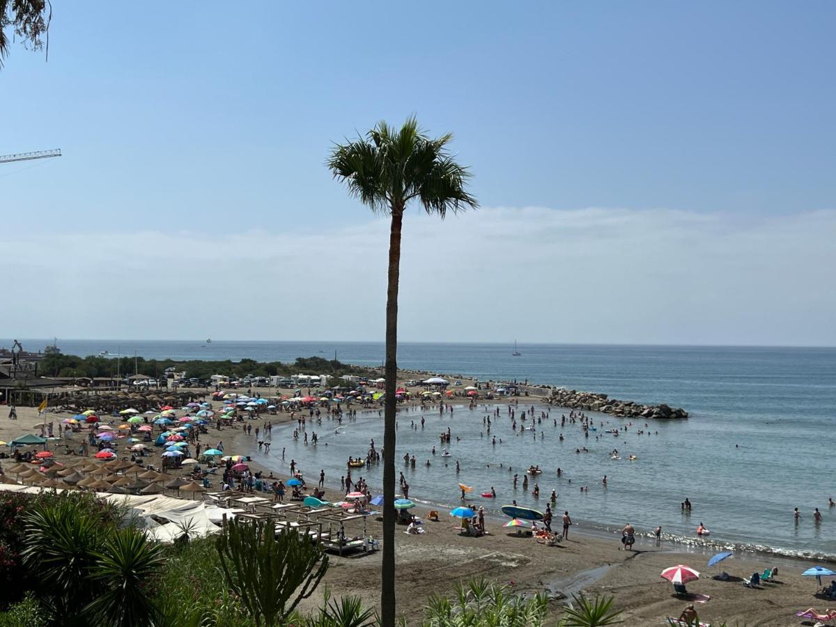 Playa Cristo Amazing Beach Terrace Appartment Estepona Bagian luar foto