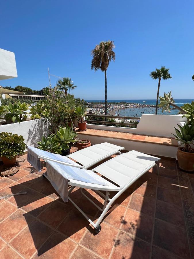 Playa Cristo Amazing Beach Terrace Appartment Estepona Bagian luar foto